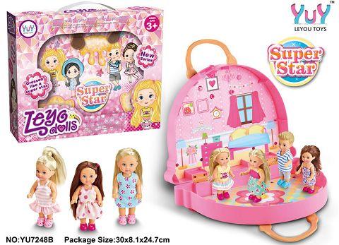 Leyo Dolls Çantalı ev